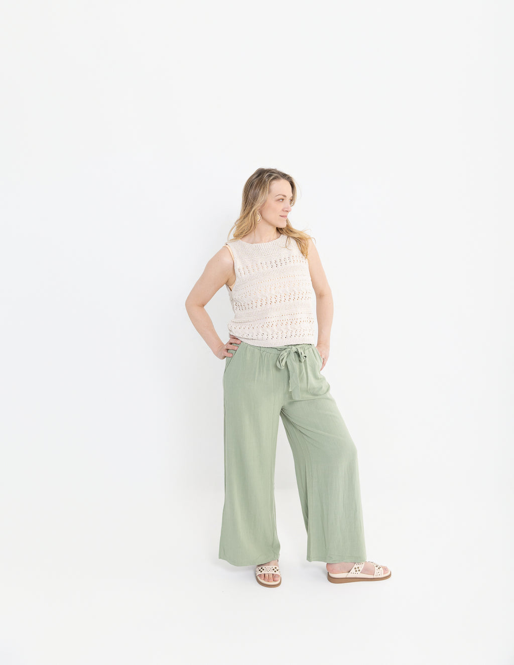 Ocean Breeze Knit Tank Top