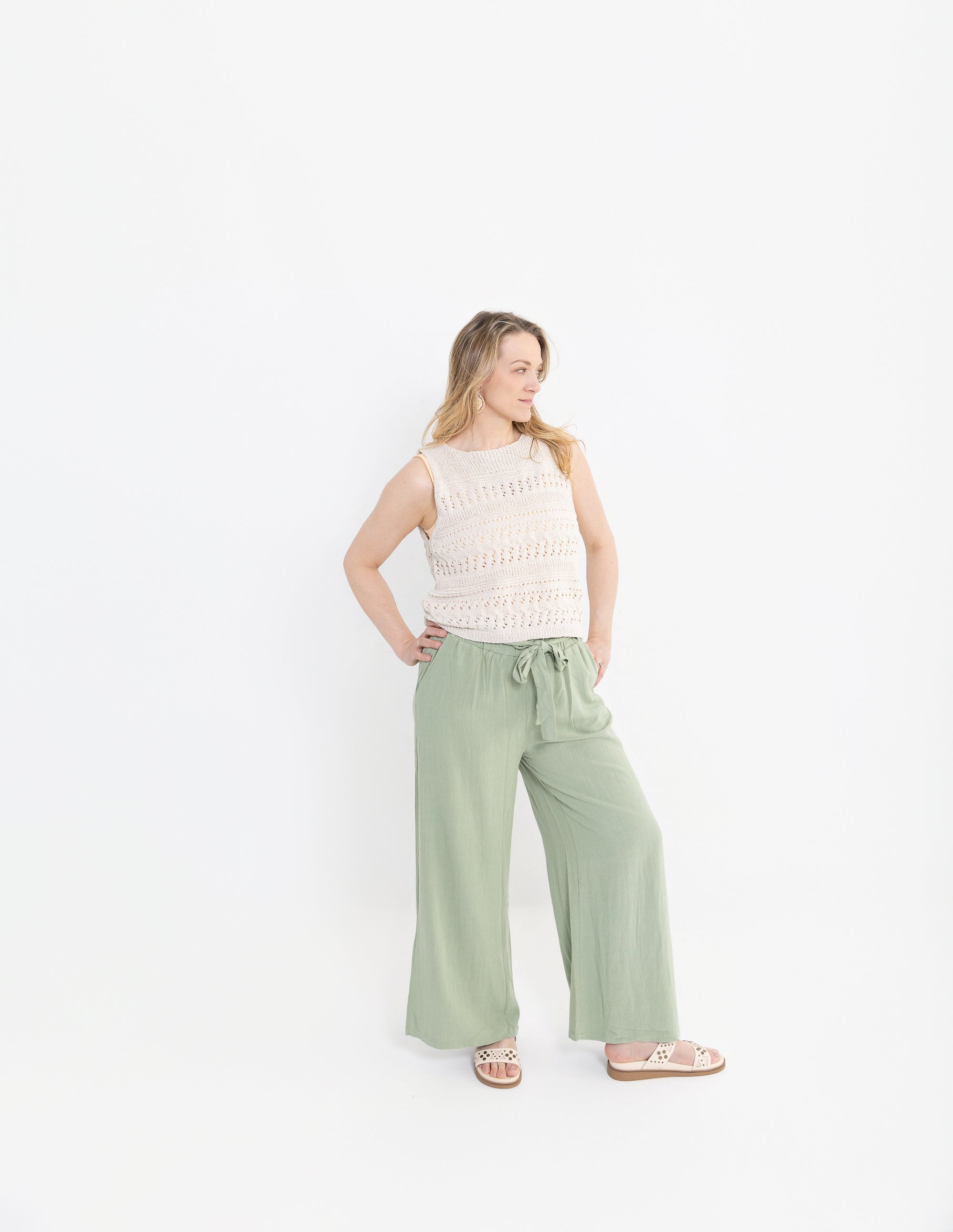 Ocean Breeze Knit Tank Top