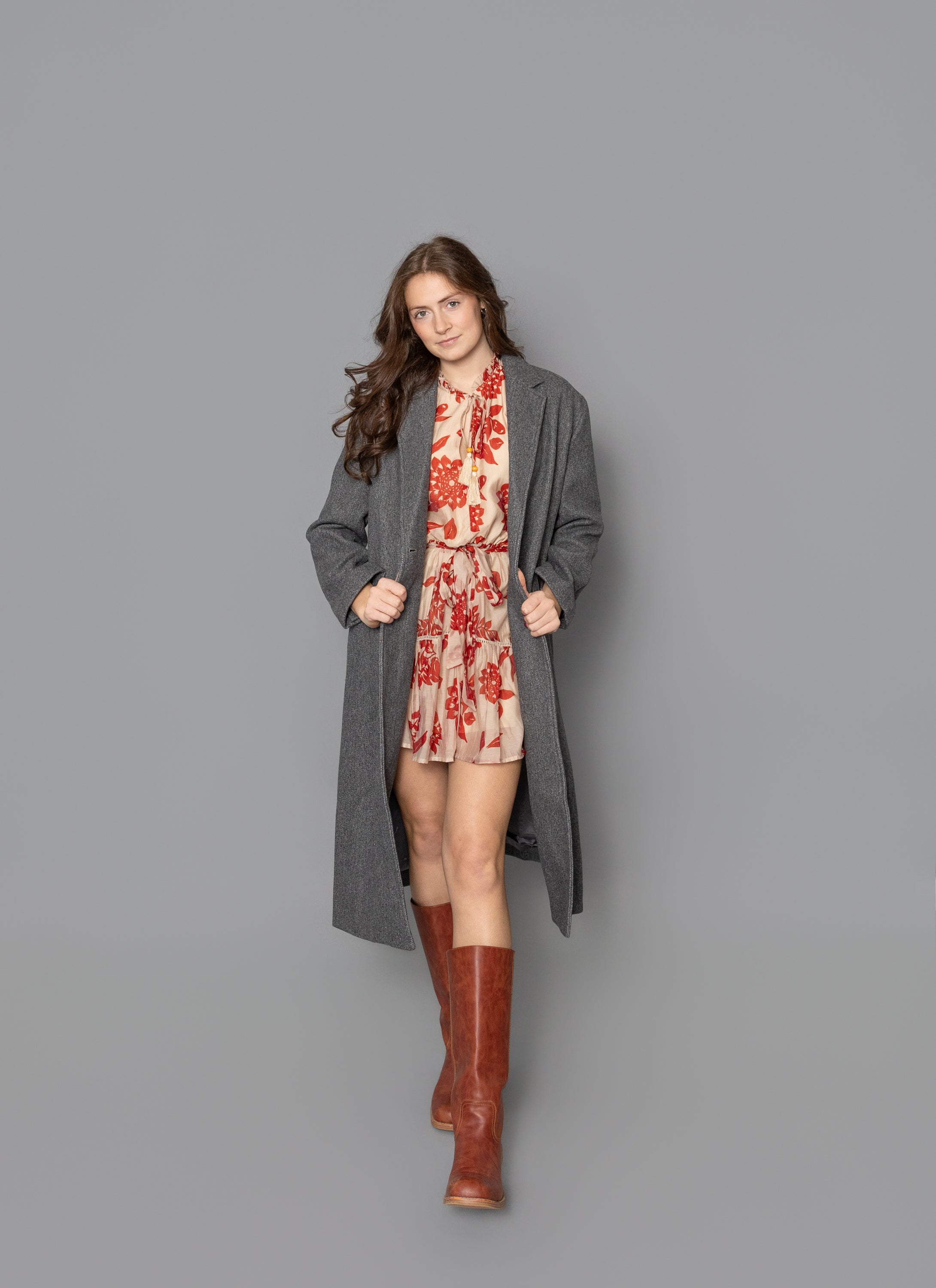 Days Out Felted Duster Coat