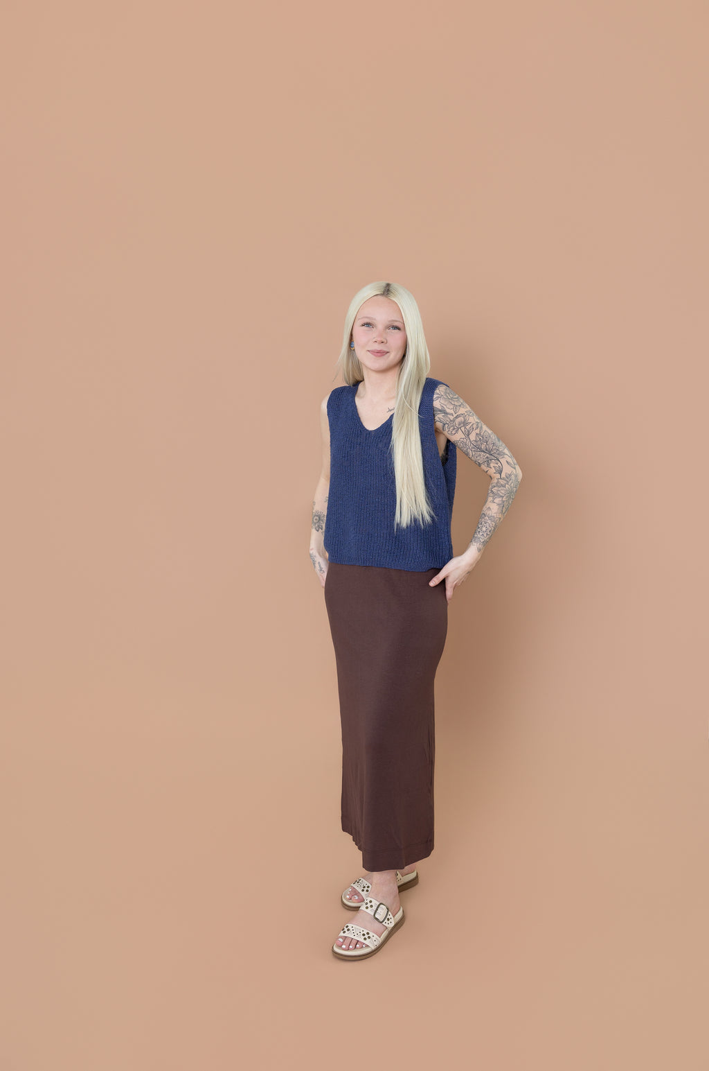 Mocha Midi Skirt
