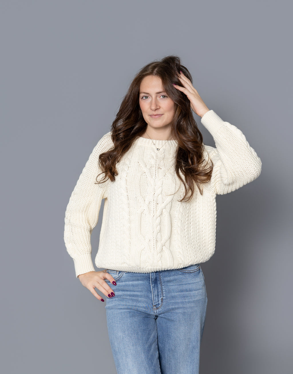 Payton Cable Knit Sweater