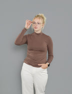 Turtle Neck Knit Top
