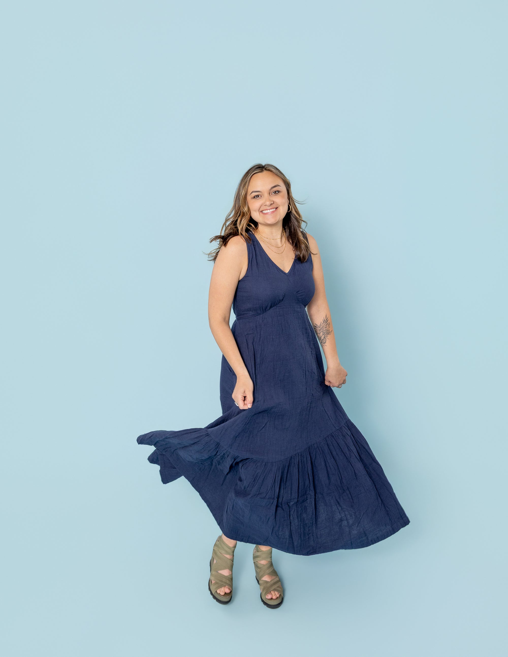Gauze Beach Dress: Pact