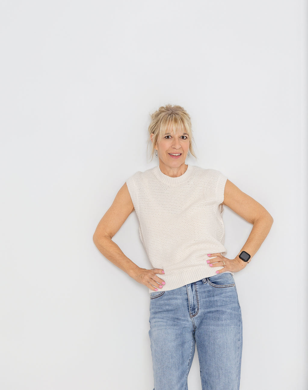 Shoreline Relaxed Sweater Top By: Pact