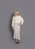 Shelby Satin Midi Skirt