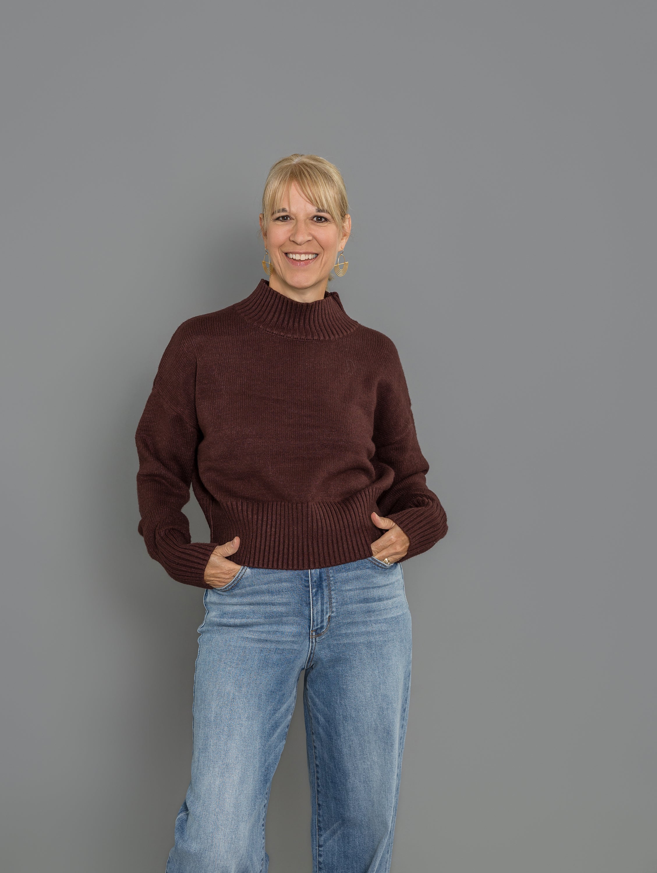 Hadley Mock Neck Sweater
