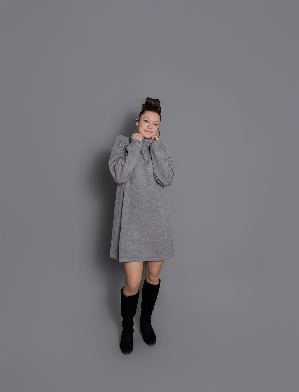 Bethany Turtleneck Sweater Dress