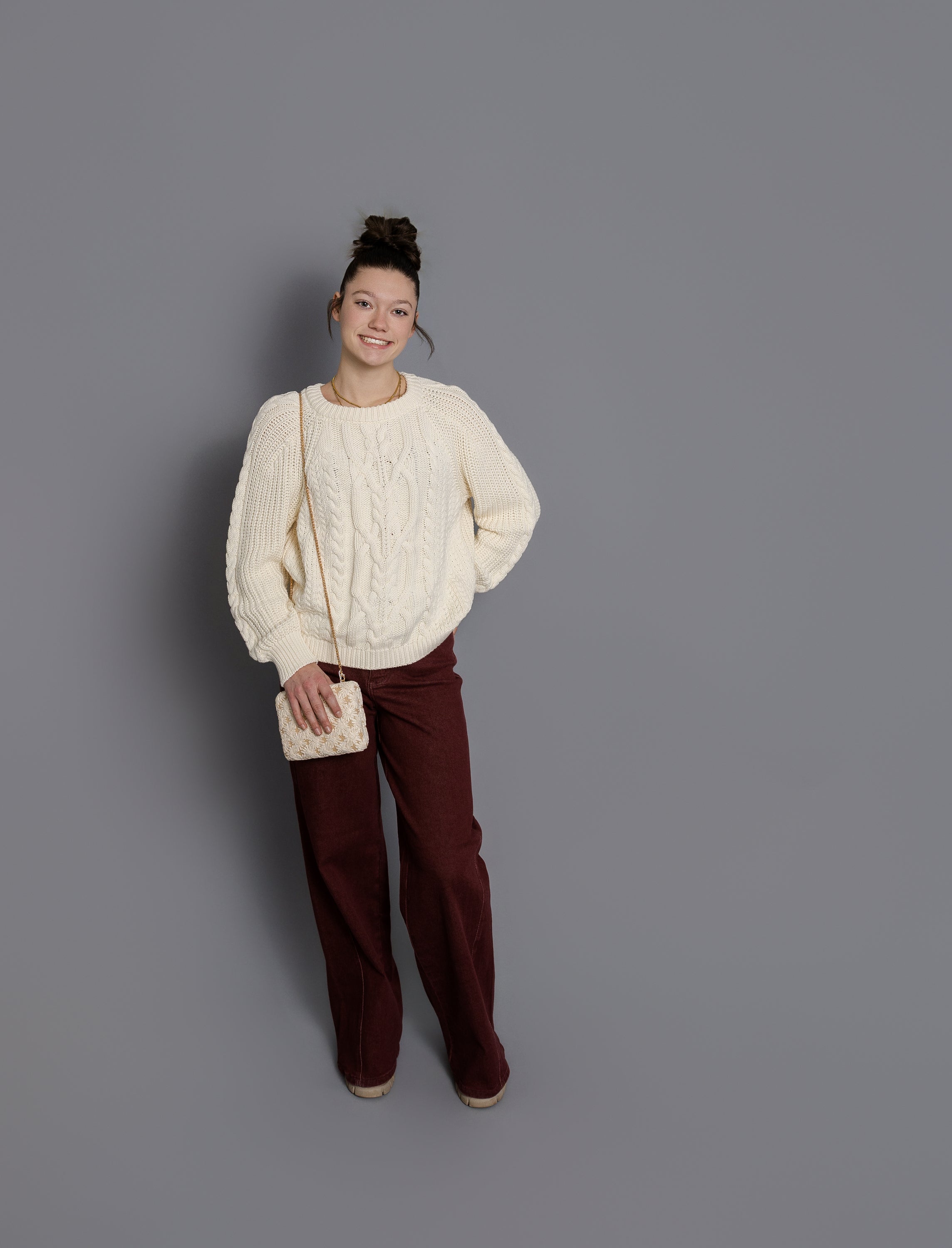 Payton Cable Knit Sweater