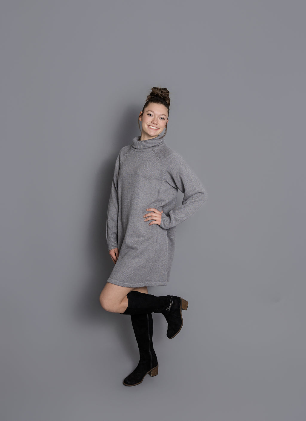 Bethany Turtleneck Sweater Dress