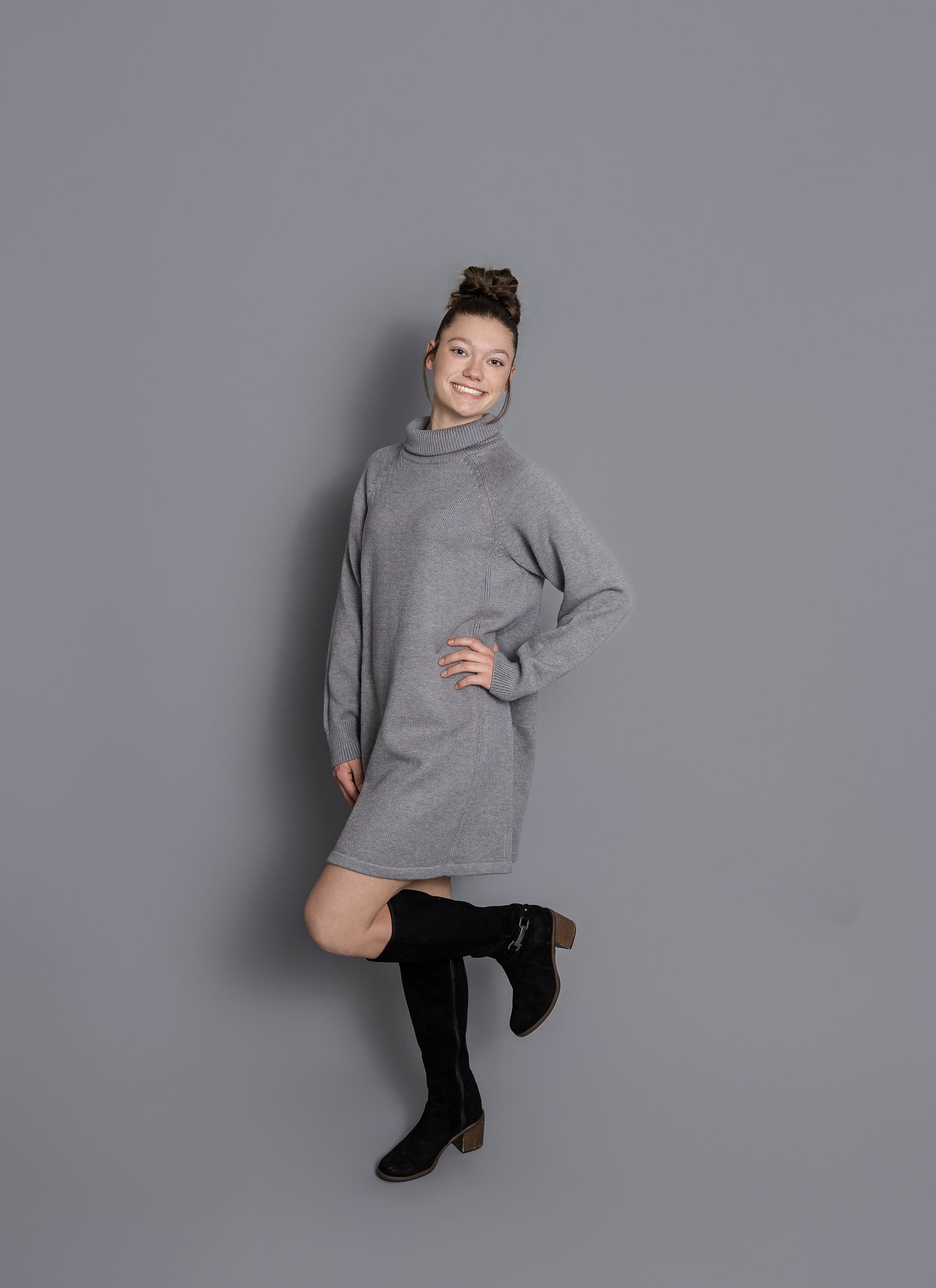 Bethany Turtleneck Sweater Dress