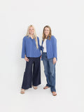 Elana Silky Oversized Button Down