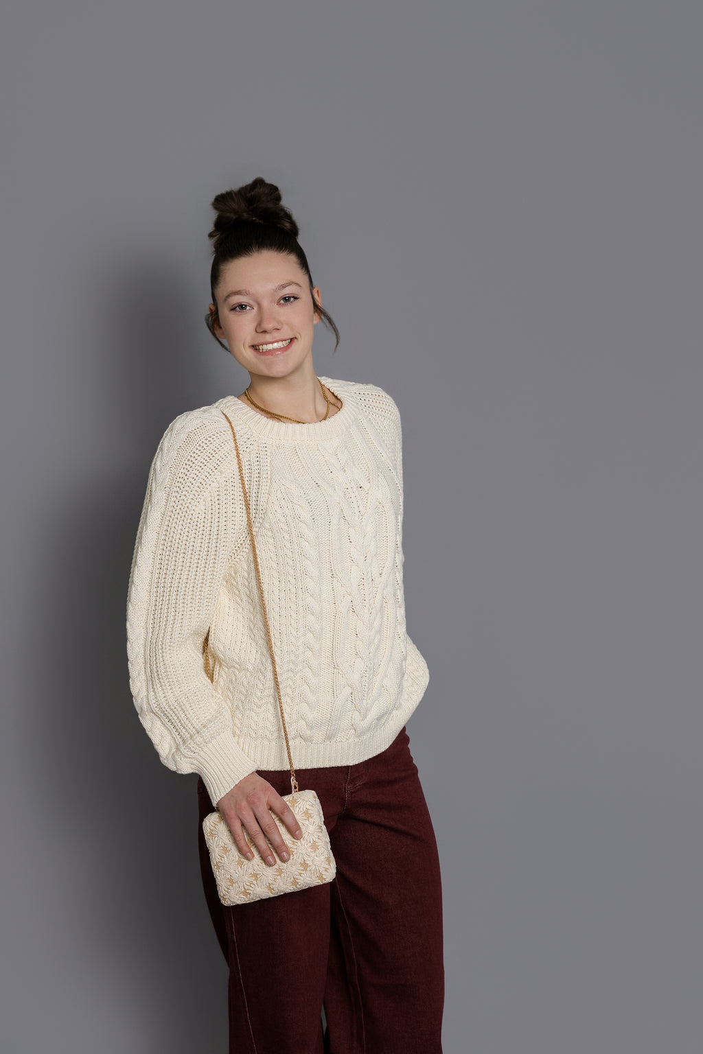 Payton Cable Knit Sweater