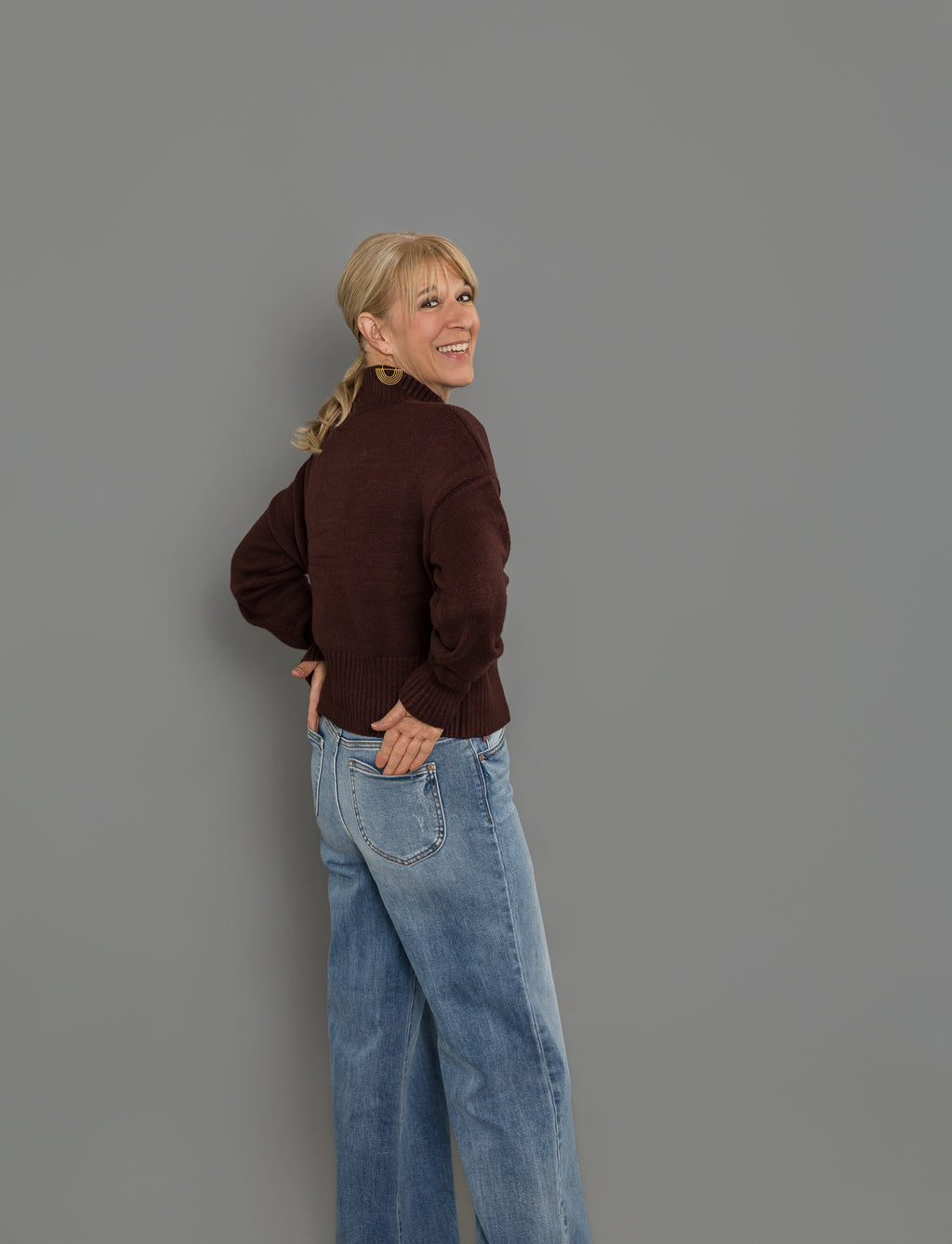 Hadley Mock Neck Sweater