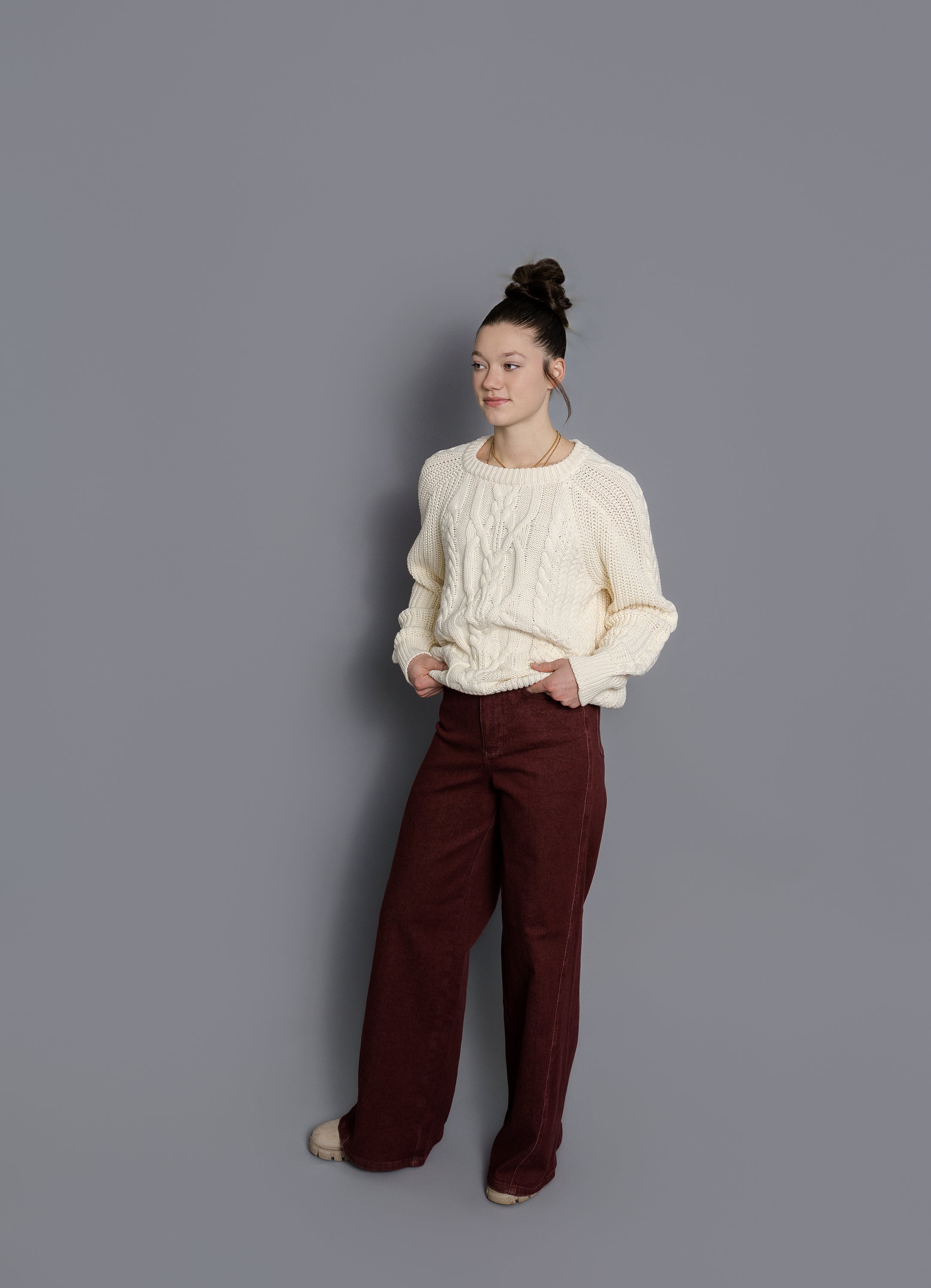 Payton Cable Knit Sweater