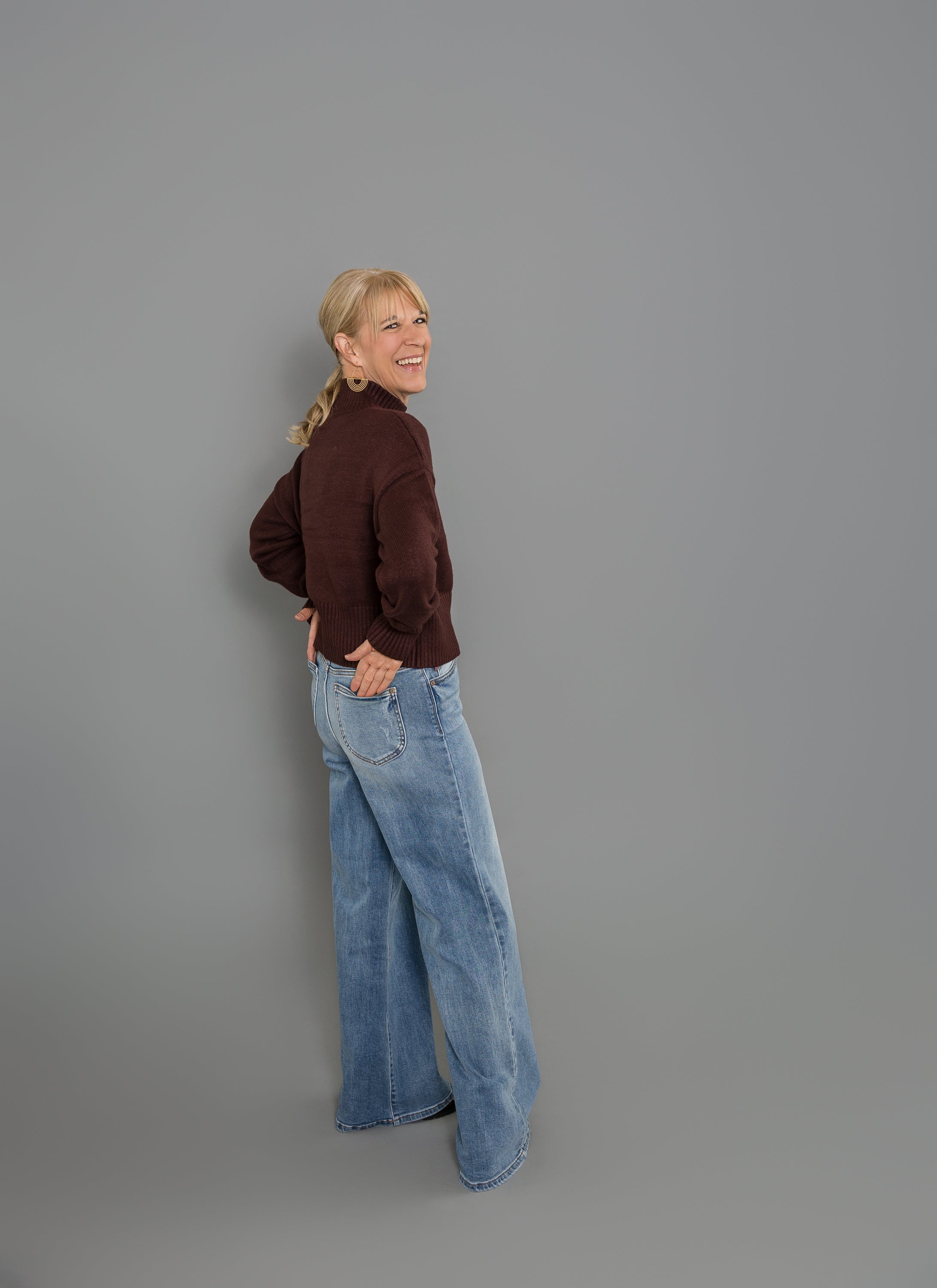 Hadley Mock Neck Sweater