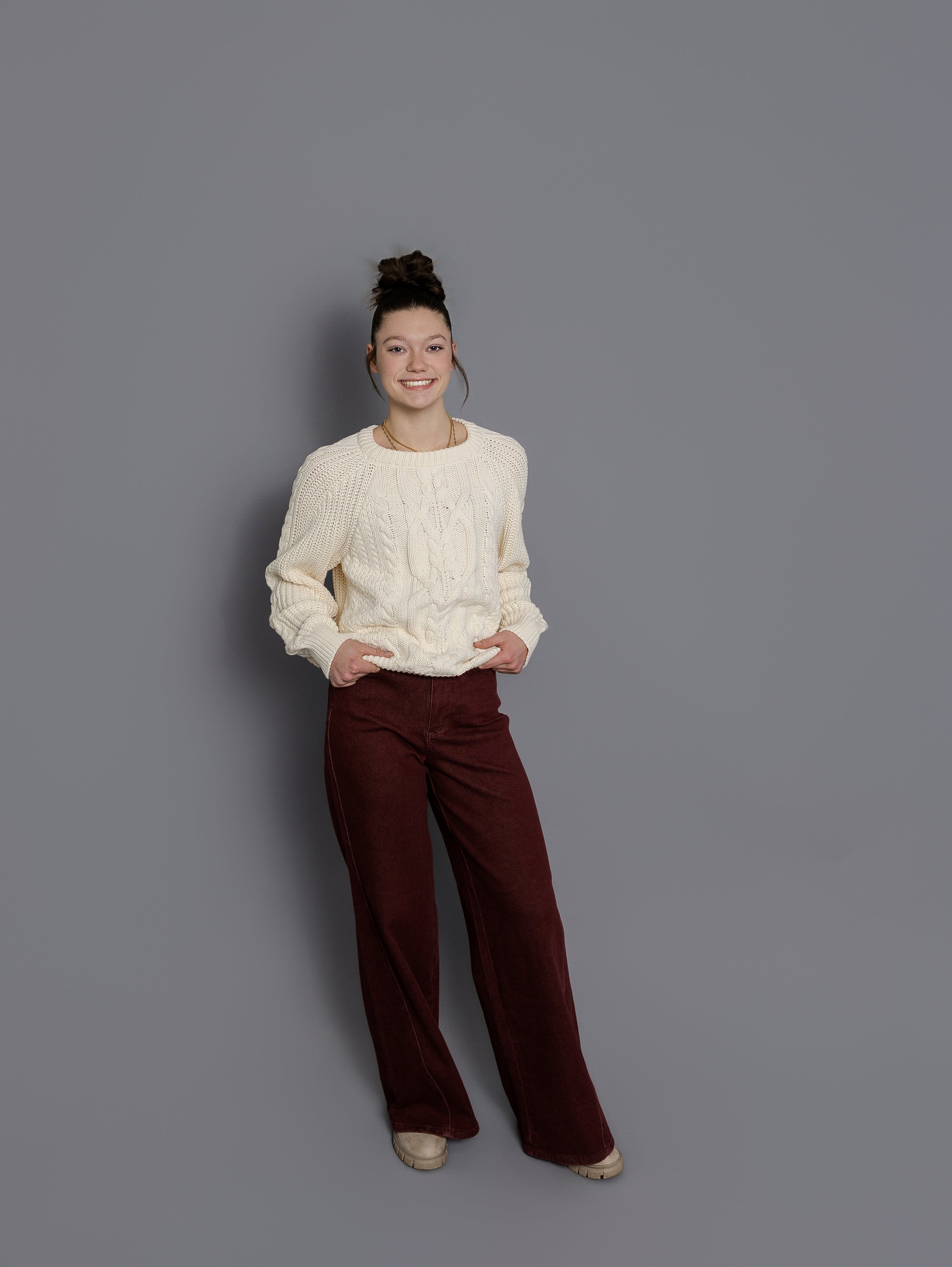 Payton Cable Knit Sweater