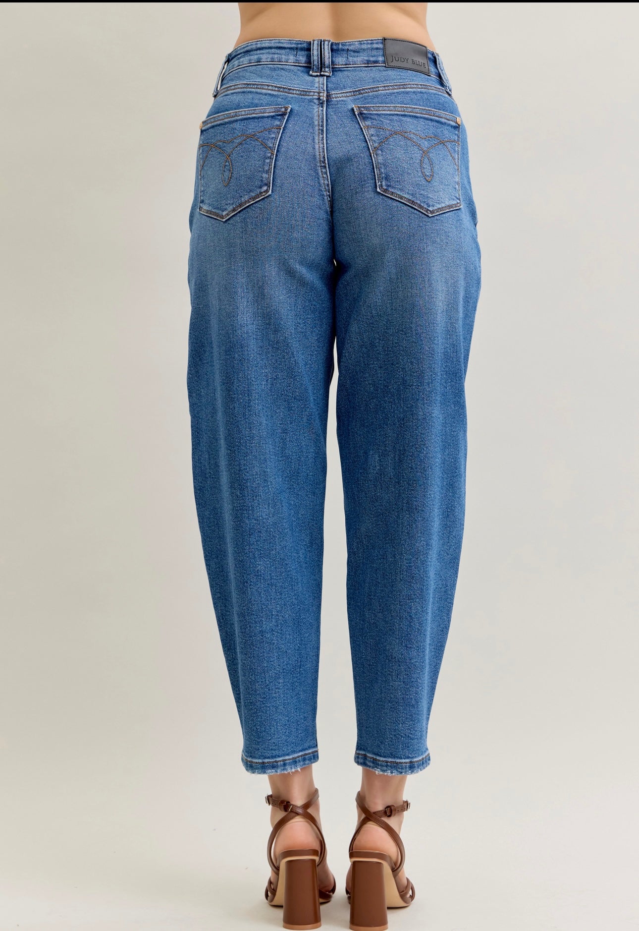 Barrel High Waste Judy Blue Jeans
