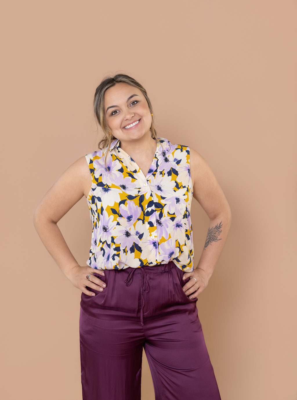 Sweet Honey Floral Tank