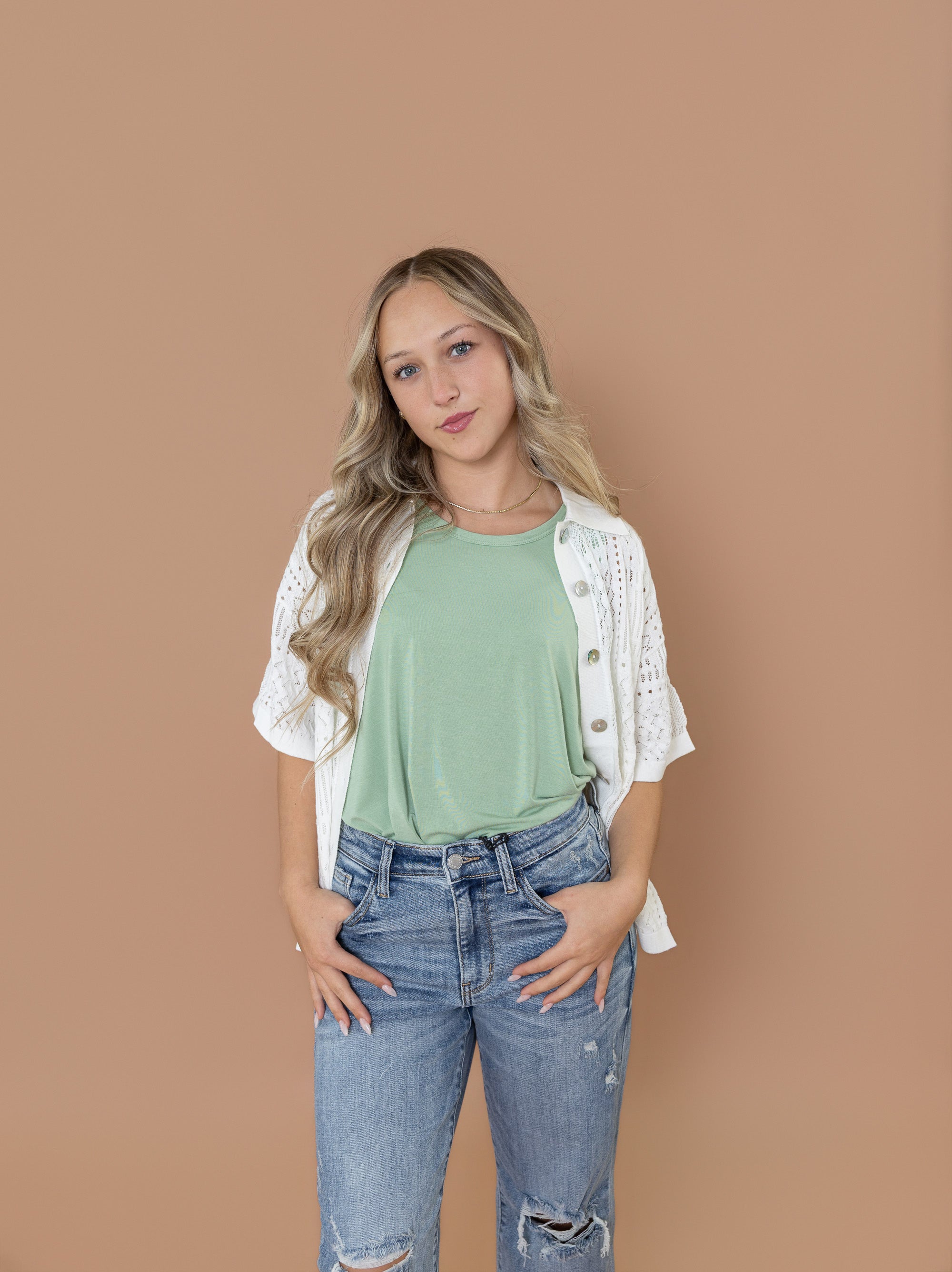 Wendy Short Sleeve Button Down