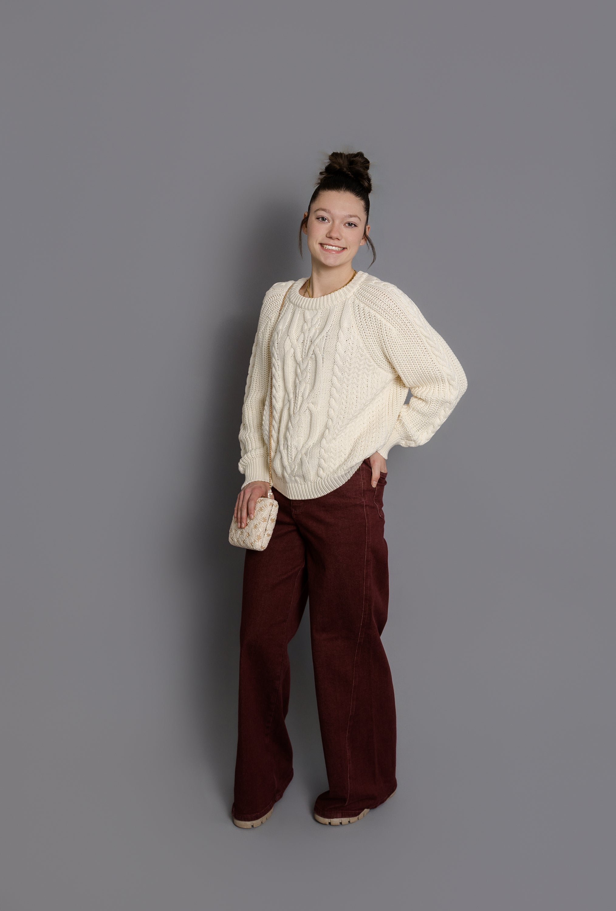 Payton Cable Knit Sweater