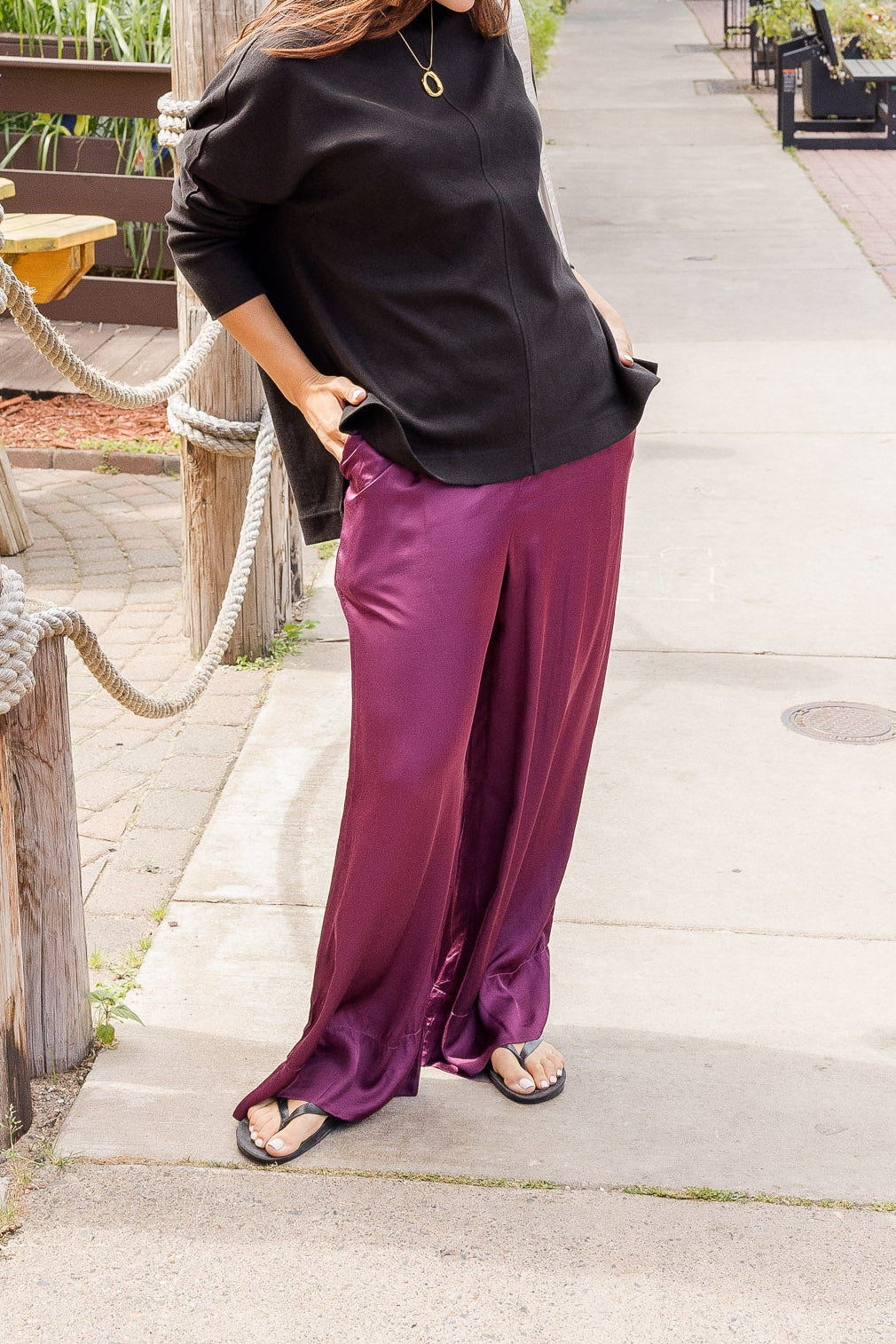 Jasmine Satin Pant
