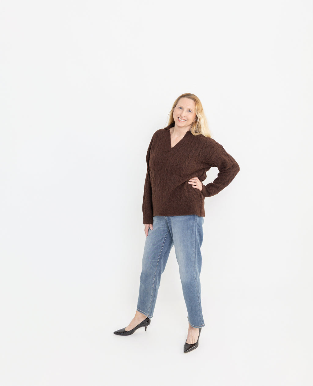 Brooklyn Collared Sweater