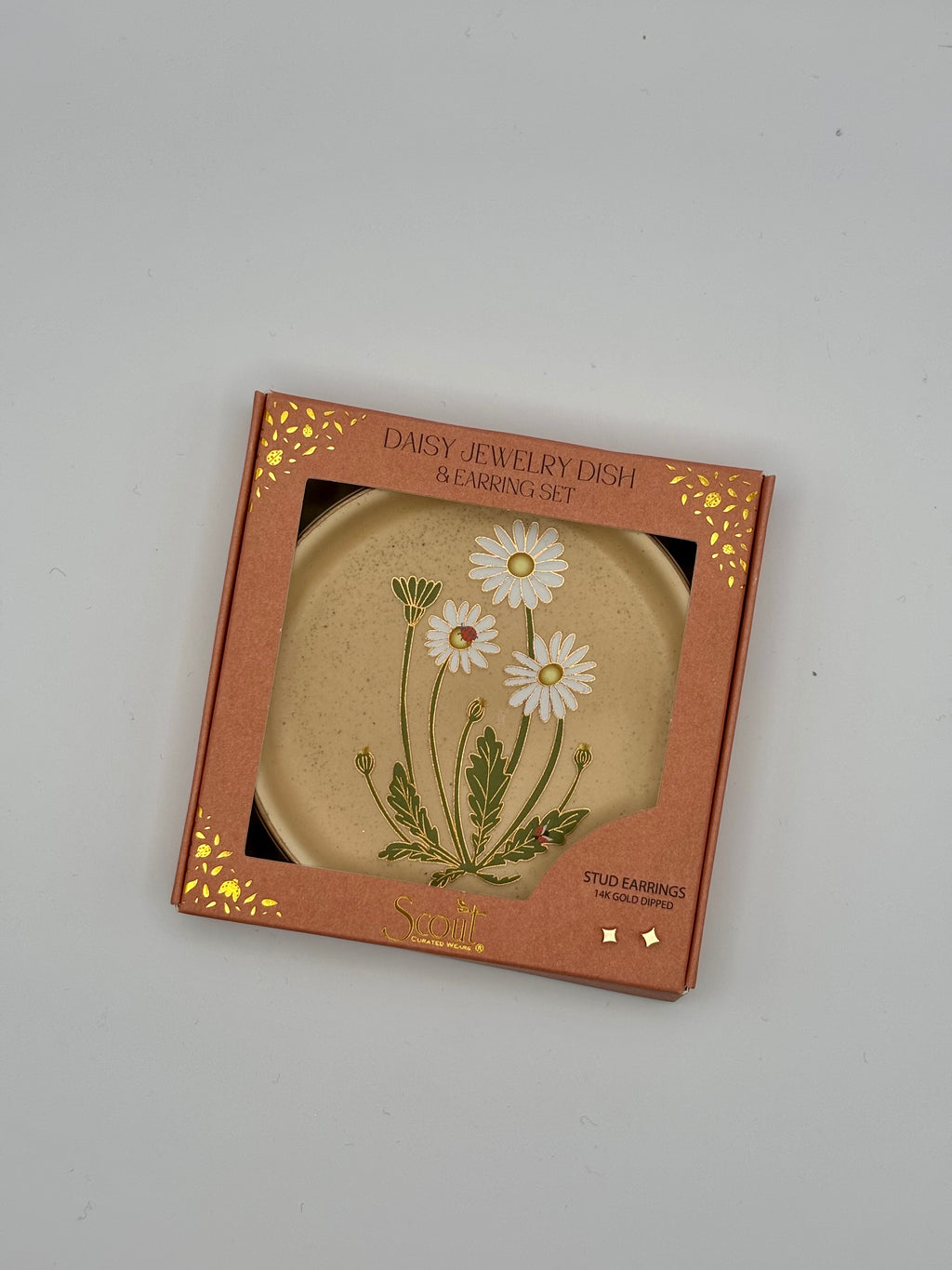 Dainty Jewelry Dish & Earring Set