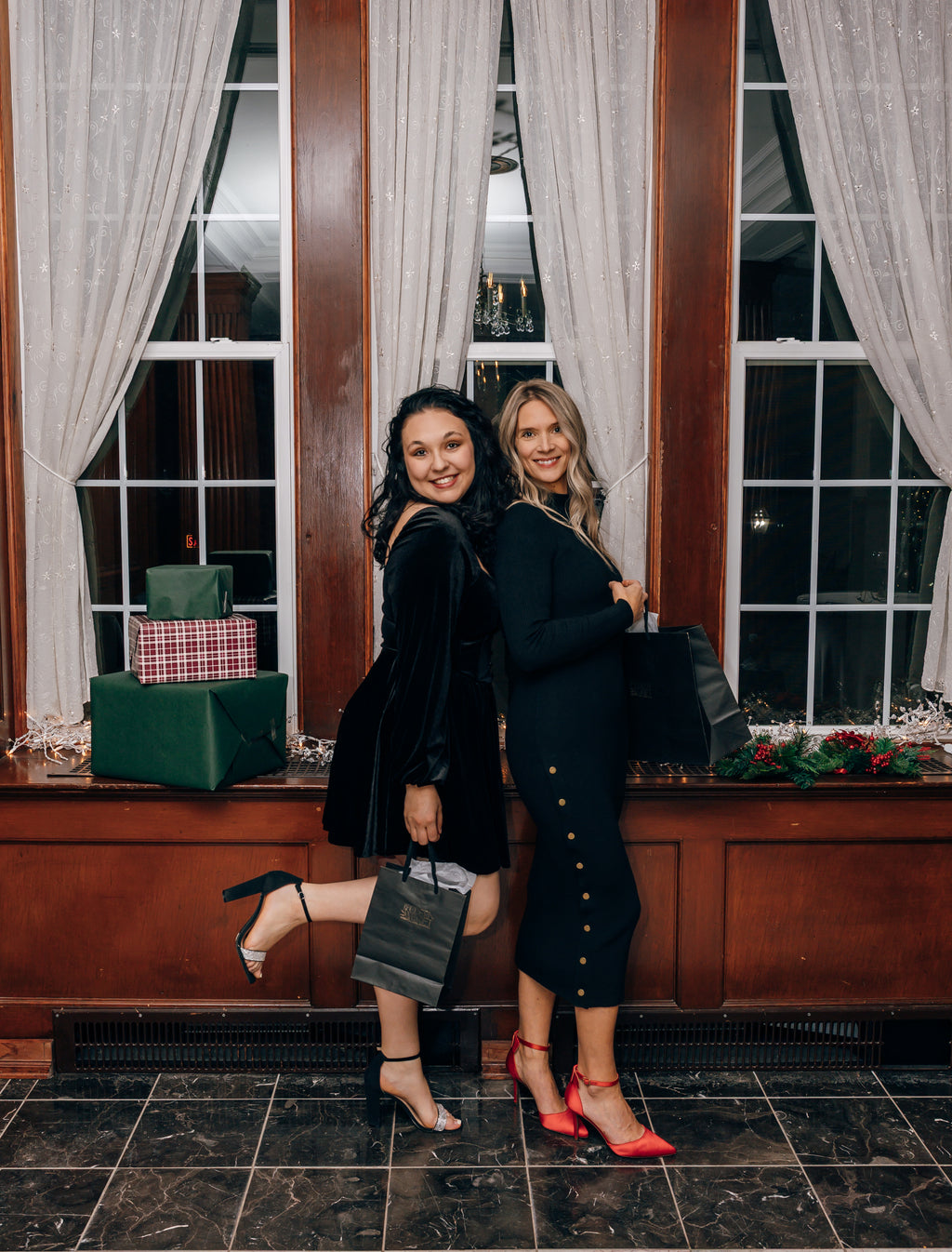 Black Midi Sweater Dress